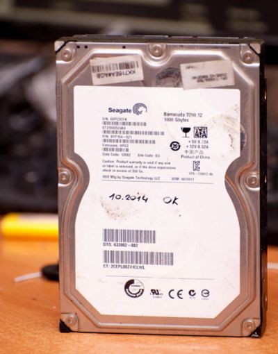 Лот: 7291470. Фото: 1. HDD Seagate 1TB 7200RPM SATA-II. Жёсткие диски