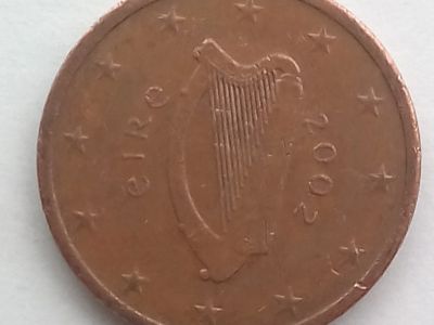 Лот: 16077405. Фото: 1. Монета Ирландии 5 евроцентов. Европа