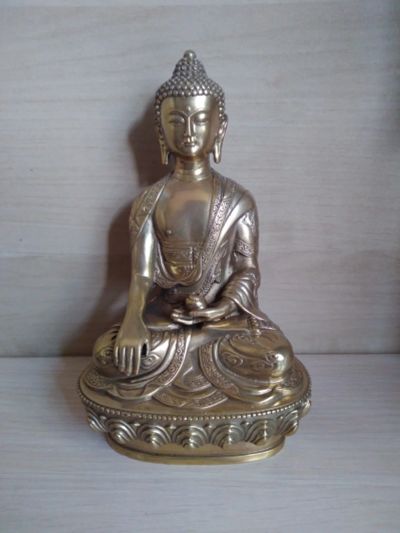 Лот: 14023702. Фото: 1. Будда, бронза, позолота, шикарный... Предметы интерьера и быта