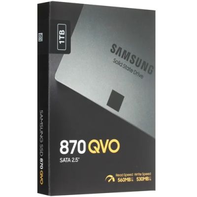 Лот: 18807080. Фото: 1. Ssd samsung 870 qvo 1tb. SSD-накопители