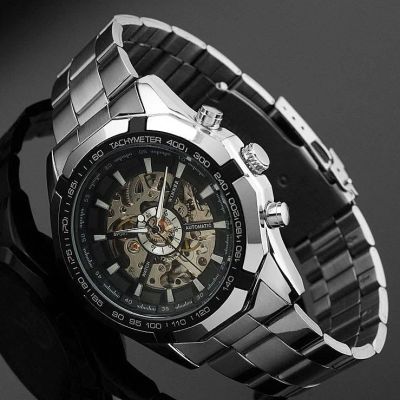 Лот: 6208664. Фото: 1. Часы Winner Skeleton Luxury Black... Другие наручные часы