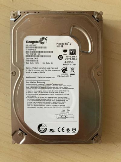 Лот: 25194339. Фото: 1. HDD 3.5 Seagate Pipeline HD .2... Жёсткие диски (HDD)