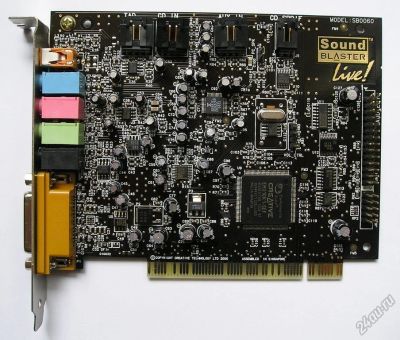 Лот: 5597671. Фото: 1. sound blaster live 5.1. Звуковые карты