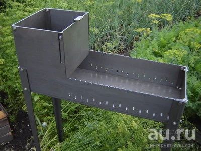 Лот: 17391323. Фото: 1. Мангал стационарный разборный... Мангалы, грили, коптильни