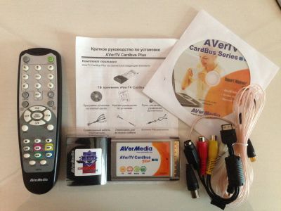 Лот: 12727802. Фото: 1. Тюнер AVerTV Cardbus Plus. ТВ-тюнеры и карты захвата