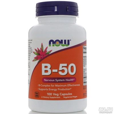 Лот: 16087055. Фото: 1. Комплекс витаминов B-50, Now Foods... Спортивное питание, витамины