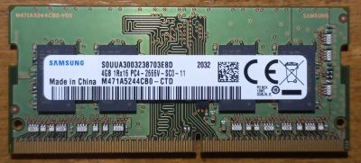 Лот: 21144027. Фото: 1. Оперативная память DDR4 4 GB Samsung... Оперативная память