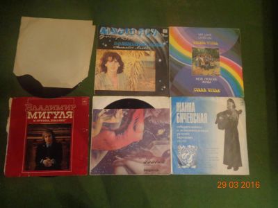 Лот: 7188244. Фото: 1. Грампластинки 6шт. Аудиозаписи