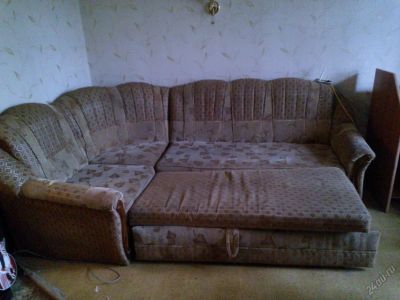 Лот: 5951312. Фото: 1. диван угловой, раскладной. Диваны