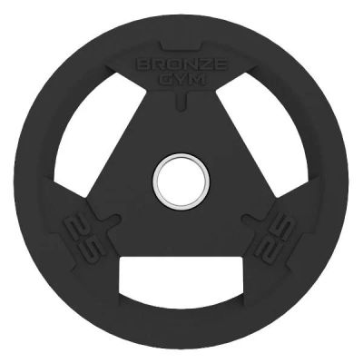 Лот: 25513494. Фото: 1. Диск олимпийский Bronze Gym обрезиненный... Штанги, блины