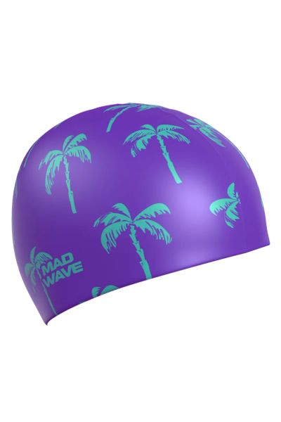 Лот: 25072175. Фото: 1. Силиконовая шапочка MadWave Palms... Плавание