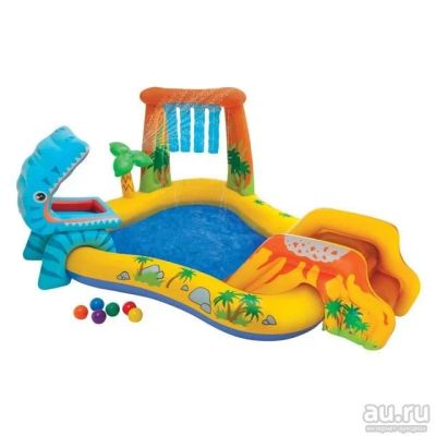 Лот: 13568667. Фото: 1. Игровой центр Динозавр, 249х191х109см... Игрушки для купания