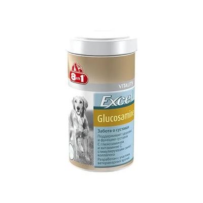 Лот: 16213442. Фото: 1. Витамины 8 in 1 Excel Glucosamine... Косметика для животных