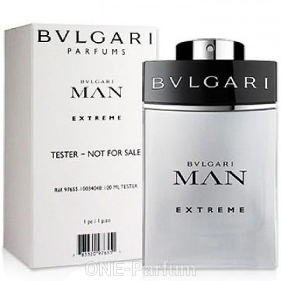 Лот: 8492127. Фото: 1. Bvlgari Man Extrime, 100мл (Тестер... Мужская парфюмерия