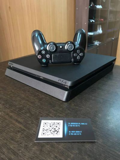 Лот: 19020970. Фото: 1. Sony PlayStation 4 Slim 1000 Gb... Консоли