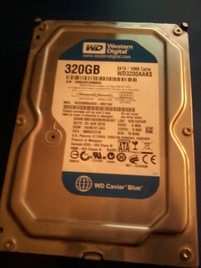 Лот: 8847169. Фото: 1. жесткий диск 320gb. Жёсткие диски (HDD)