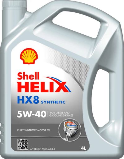 Лот: 10220579. Фото: 1. Shell Helix HX8 5W-40 4л. Масла, жидкости