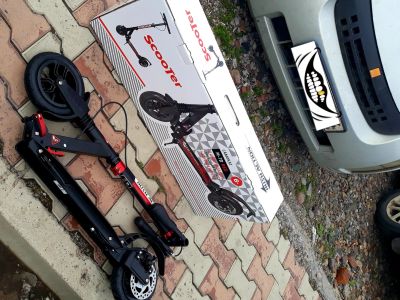 Лот: 16261222. Фото: 1. Самокат "ScooTer" MC-04D дисковые... Роликовые коньки, скейтборды, самокаты