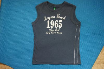 Лот: 3128176. Фото: 1. Майка BENETTON рост 128см. Футболки, поло, топы, лонгсливы