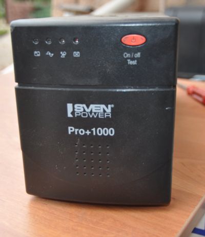 Лот: 12155955. Фото: 1. ИБП Sven power pro 1000+. ИБП, аккумуляторы для ИБП