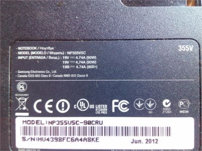 Лот: 6841508. Фото: 1. Ноутбук Samsung NP355V5C. Ноутбуки