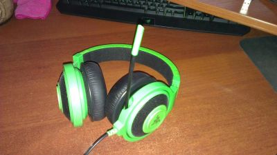 Лот: 3921233. Фото: 1. Наушники Razer Kraken Pro Green. Акустические системы