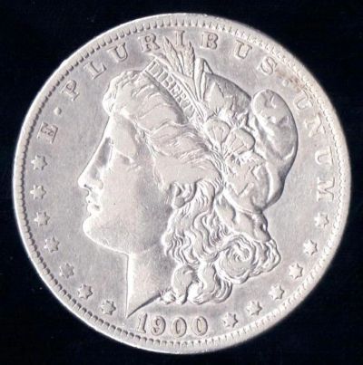 Лот: 5099677. Фото: 1. Доллар Моргана 1900 год. Серебро... Америка