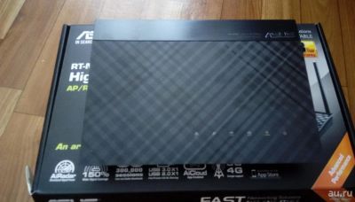 Лот: 9086326. Фото: 1. Маршрутизатор (роутер) ASUS RT-N18U. Маршрутизаторы (роутеры)