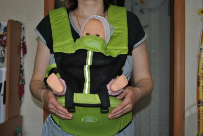 Лот: 5610469. Фото: 1. Хипсит со спинкой б/у в отличном... Слинги, эрго рюкзаки, переноски