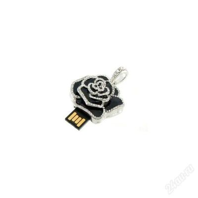 Лот: 1788223. Фото: 1. Брелок-флэшка 8GB роза. USB-флеш карты