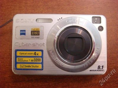 Лот: 277654. Фото: 1. Sony W130 8.1Mpx. Цифровые компактные