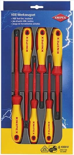 Лот: 8595022. Фото: 1. Набор отверток VDE/6 (6 пр.) Knipex... Ручной инструмент