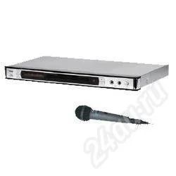 Лот: 252831. Фото: 1. DVD-плеер Vitek VT-4074 SR с микрофоном. DVD, Blu-Ray плееры