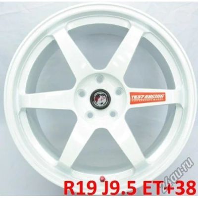 Лот: 5264860. Фото: 1. Rays TE37 R19 J8,5 ET+38 5x114... Диски