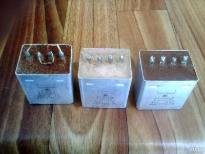 Лот: 9290444. Фото: 1. Конденсаторы КТ-2х2 mF и КТ-2х0... Конденсаторы
