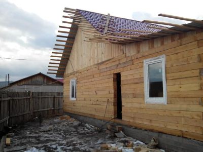 Лот: 6744072. Фото: 1. Продам 1-этажный дом 120 м? (брус... Дома