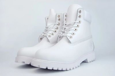 Лот: 16833230. Фото: 1. Ботинки Timberland White (18958... Ботинки, полуботинки