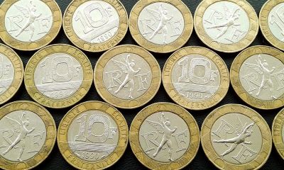 Лот: 10003329. Фото: 1. Франция ( 10fr ) 15 монет - одним... Наборы монет