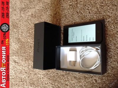 Лот: 3649182. Фото: 1. iPhone 5, black, 16Gb Model A1429... Смартфоны