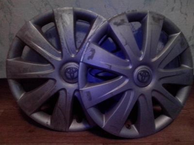Лот: 3236800. Фото: 1. Колпаки 15" Toyota, серые, б/у. Колпаки