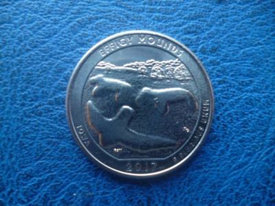 Лот: 11299427. Фото: 1. 25 центов 2017 года 36-й национальный... Америка