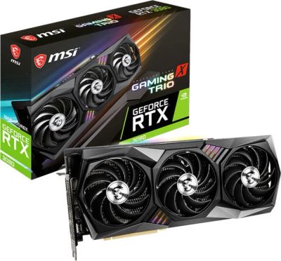 Лот: 17519776. Фото: 1. RTX 3080 MSI Trio. Видеокарты