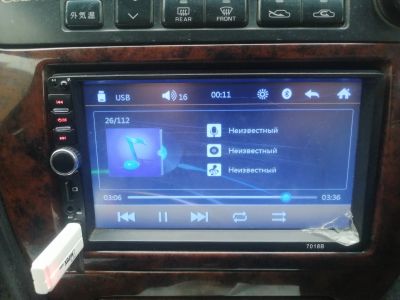 Лот: 17567149. Фото: 1. Магнитола 2 din USB SD card AUX... Автомагнитолы