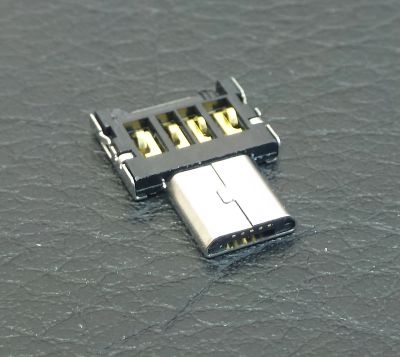 Лот: 22375514. Фото: 1. OTG переходник - Miсro USB-USB... Дата-кабели, переходники