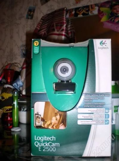 Лот: 888599. Фото: 1. Logitech QuickCam E 2500. Веб-камеры