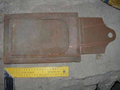 Лот: 152411. Фото: 1. Задвижка (чугунная) ~40х20см. Печи для бани, сауны