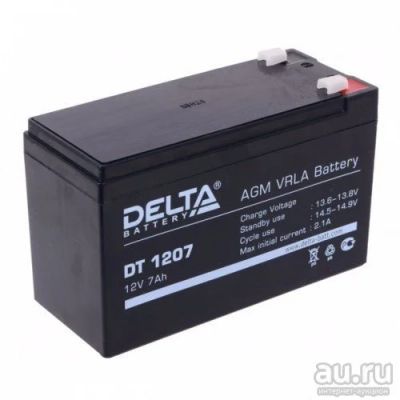 Лот: 13792293. Фото: 1. Батарея для ИБП 12V 7Ah Delta... Аккумуляторы