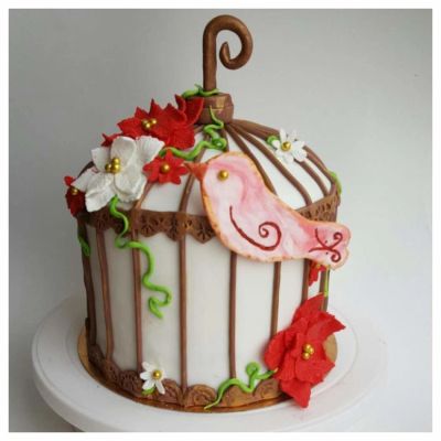 Лот: 11463768. Фото: 1. Торт птичья клетка. Торты, пирожные