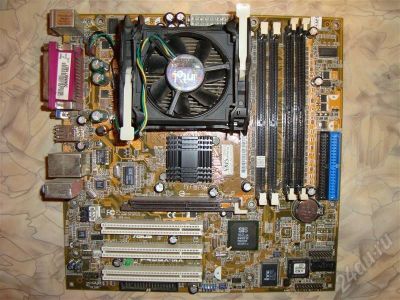 Лот: 493213. Фото: 1. ASUS P4SGX-MX/L Socket478+ CPU... Материнские платы