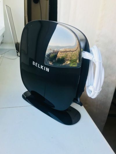 Лот: 11724721. Фото: 1. Мощный WiFi Роутер Belkin N750DB... Маршрутизаторы (роутеры)